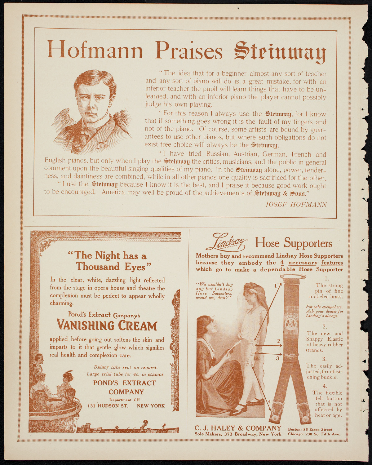 Benefit: St. Andrew's One-Cent Coffee Stands, April 22, 1914, program page 4