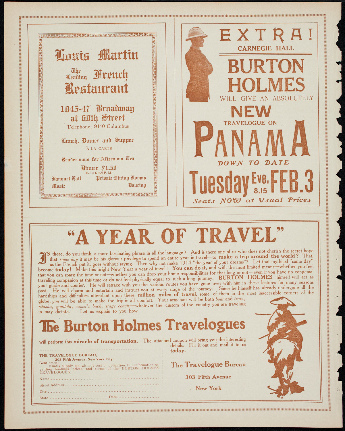 Burton Holmes Travelogue: Hiking Through Luzon, January 19, 1914, program page 8
