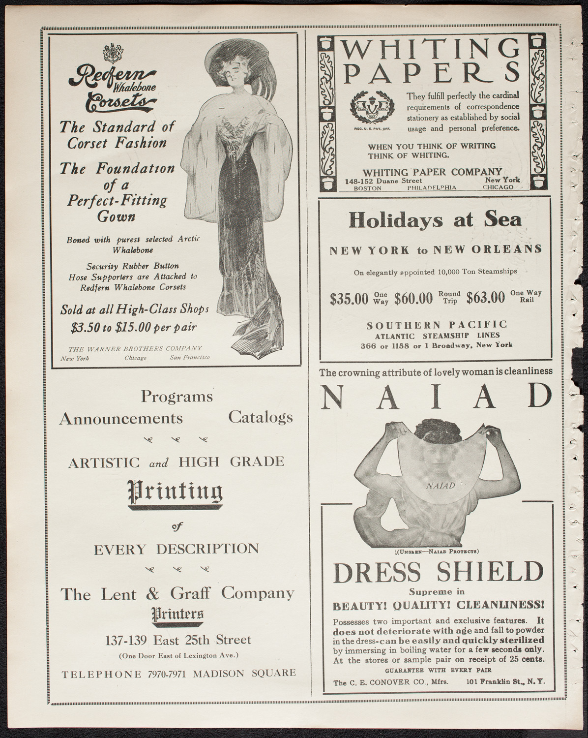 Adeline Genée with The Morris Dancers and The Nahan Franko Symphony Orchestra, May 4, 1911, program page 2