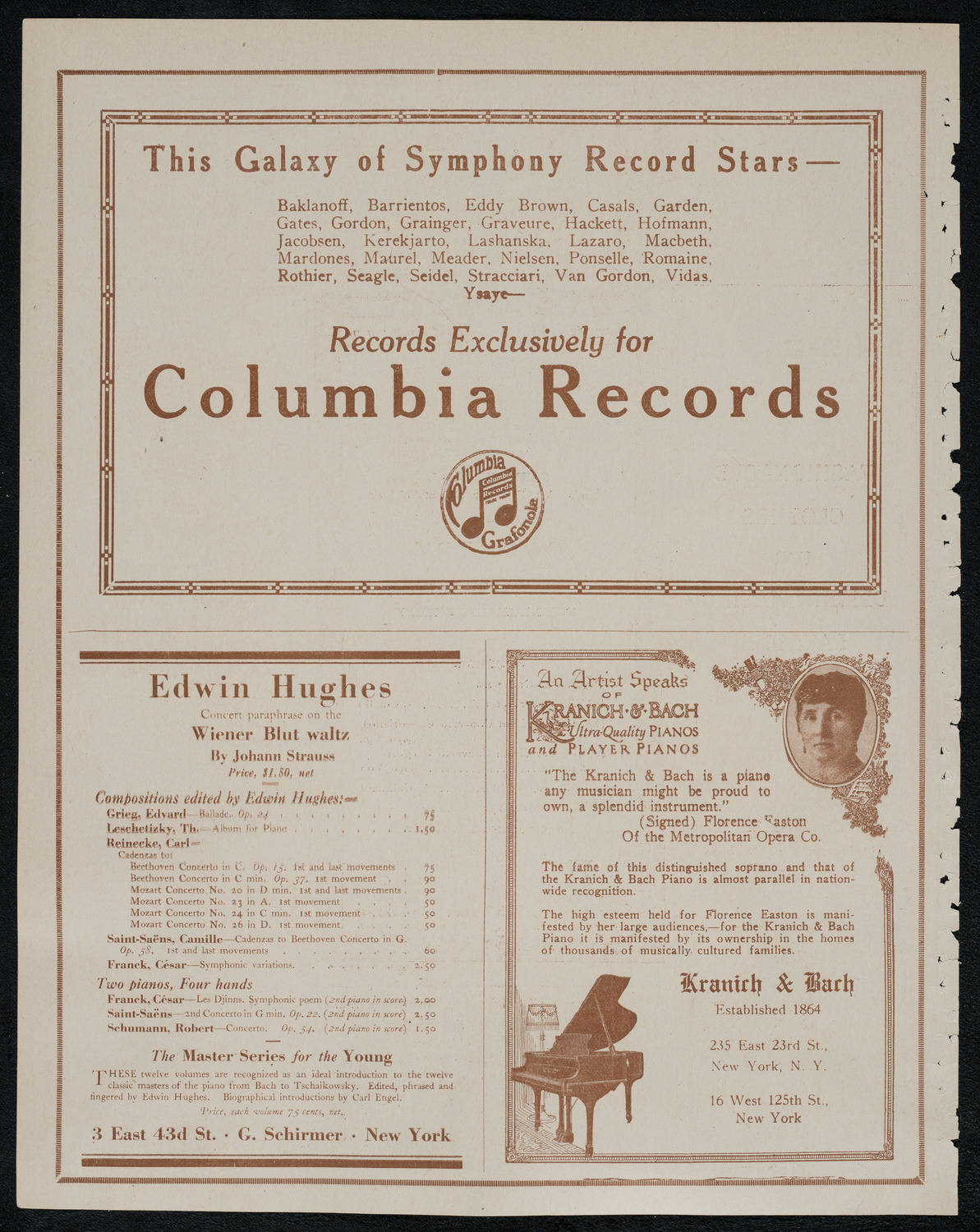 Benefit: Fordham University, February 21, 1921, program page 6