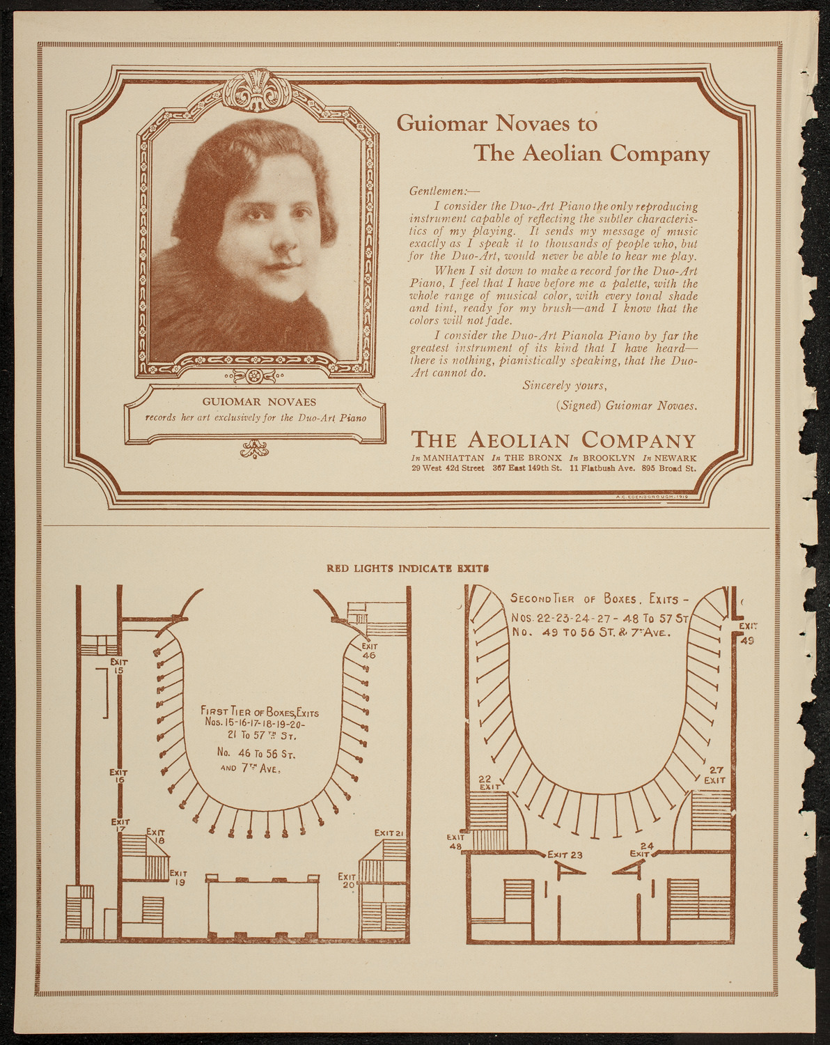 Chalif Dancers, January 24, 1920, program page 10