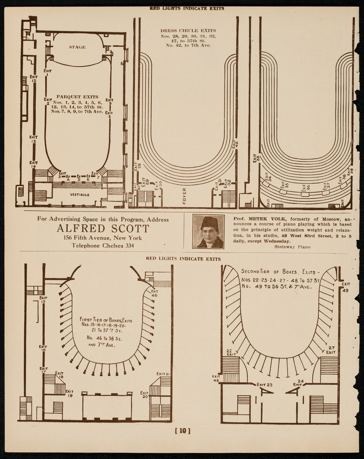 New York Symphony Orchestra, January 5, 1922, program page 10