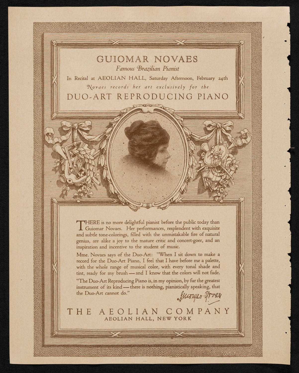 New York Philharmonic, February 18, 1923, program page 2