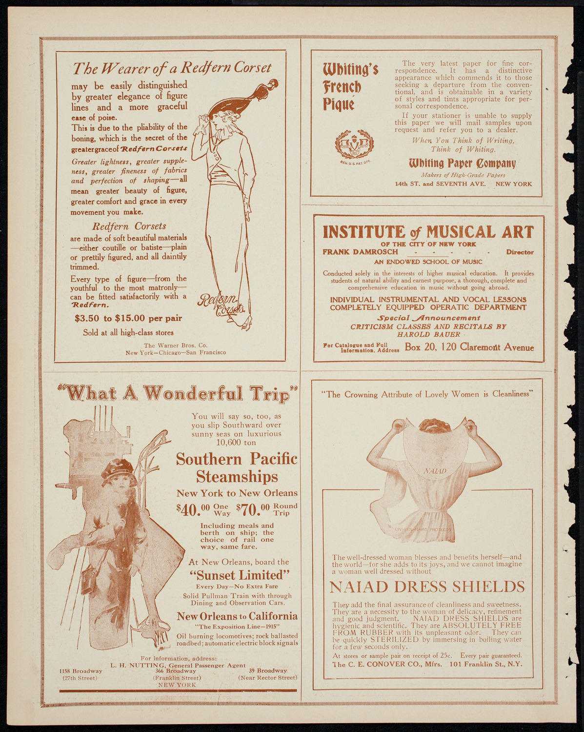 The Civic Forum, March 4, 1914, program page 2