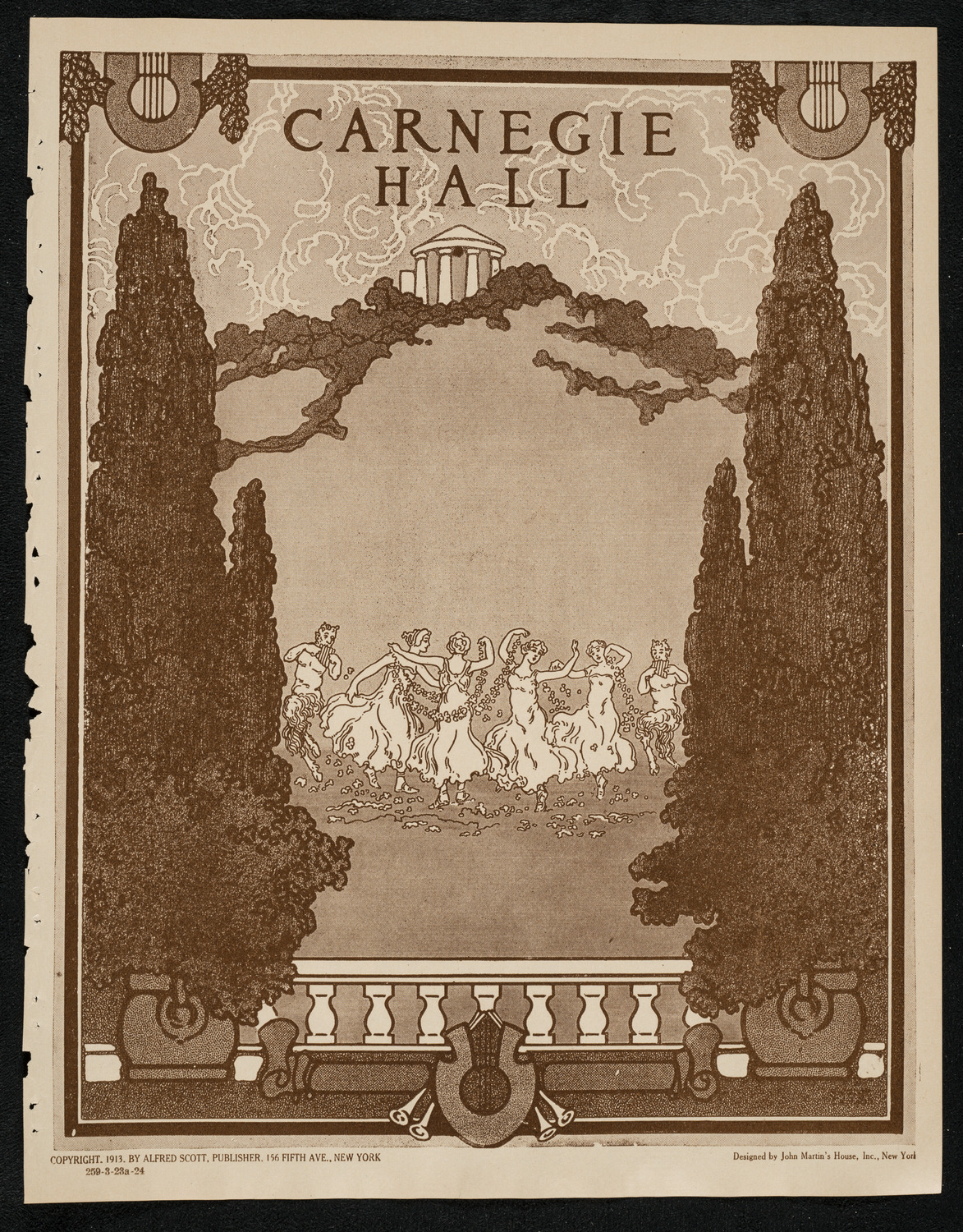 New York Philharmonic, March 23, 1924, program page 1