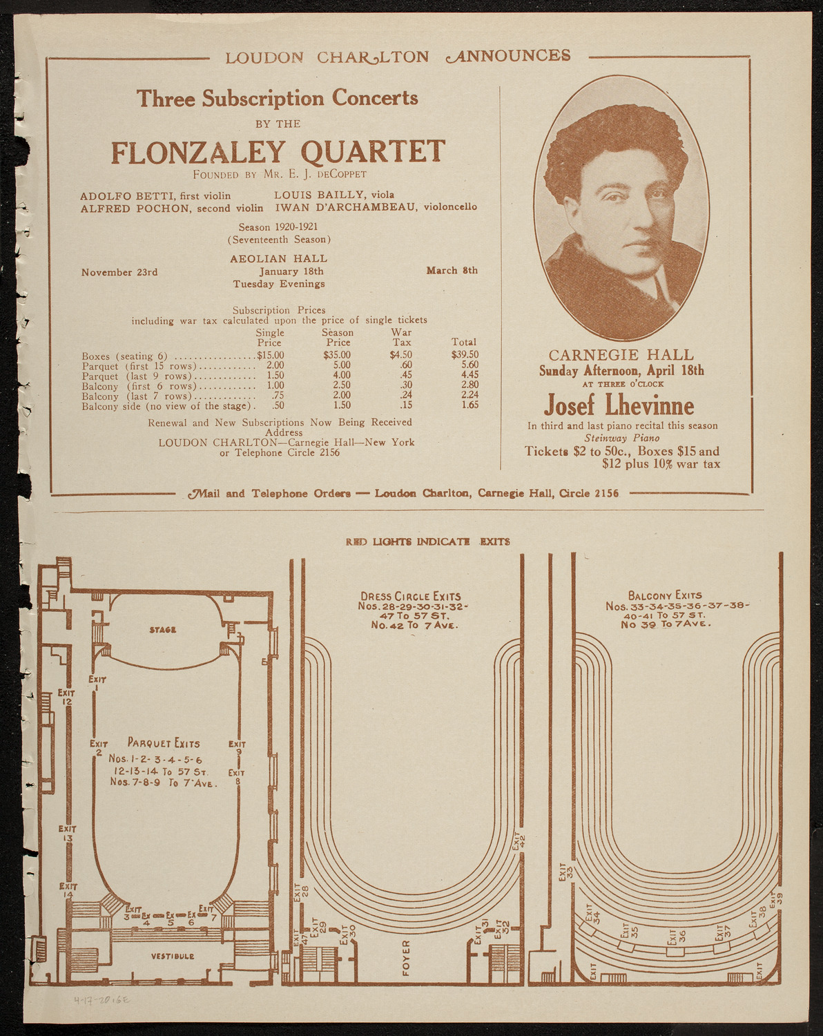 Vestoff-Serova School of Dancing, April 17, 1920, program page 11