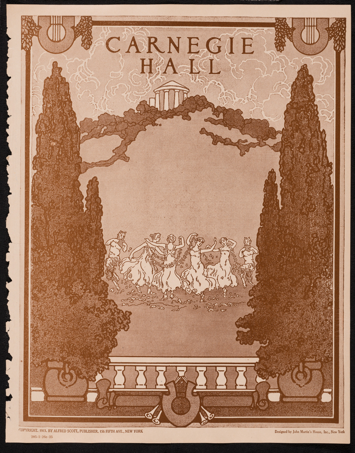 New York Philharmonic, February 26, 1925, program page 1