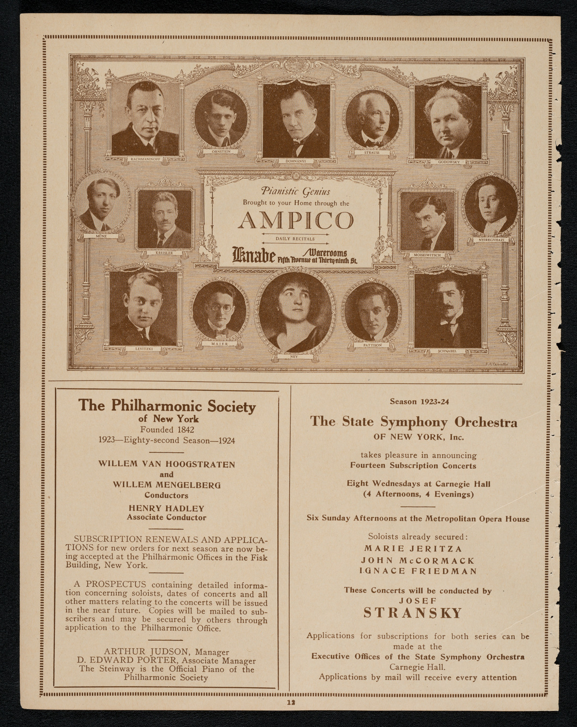 Graduation: Packard Commercial School, May 24, 1923, program page 12