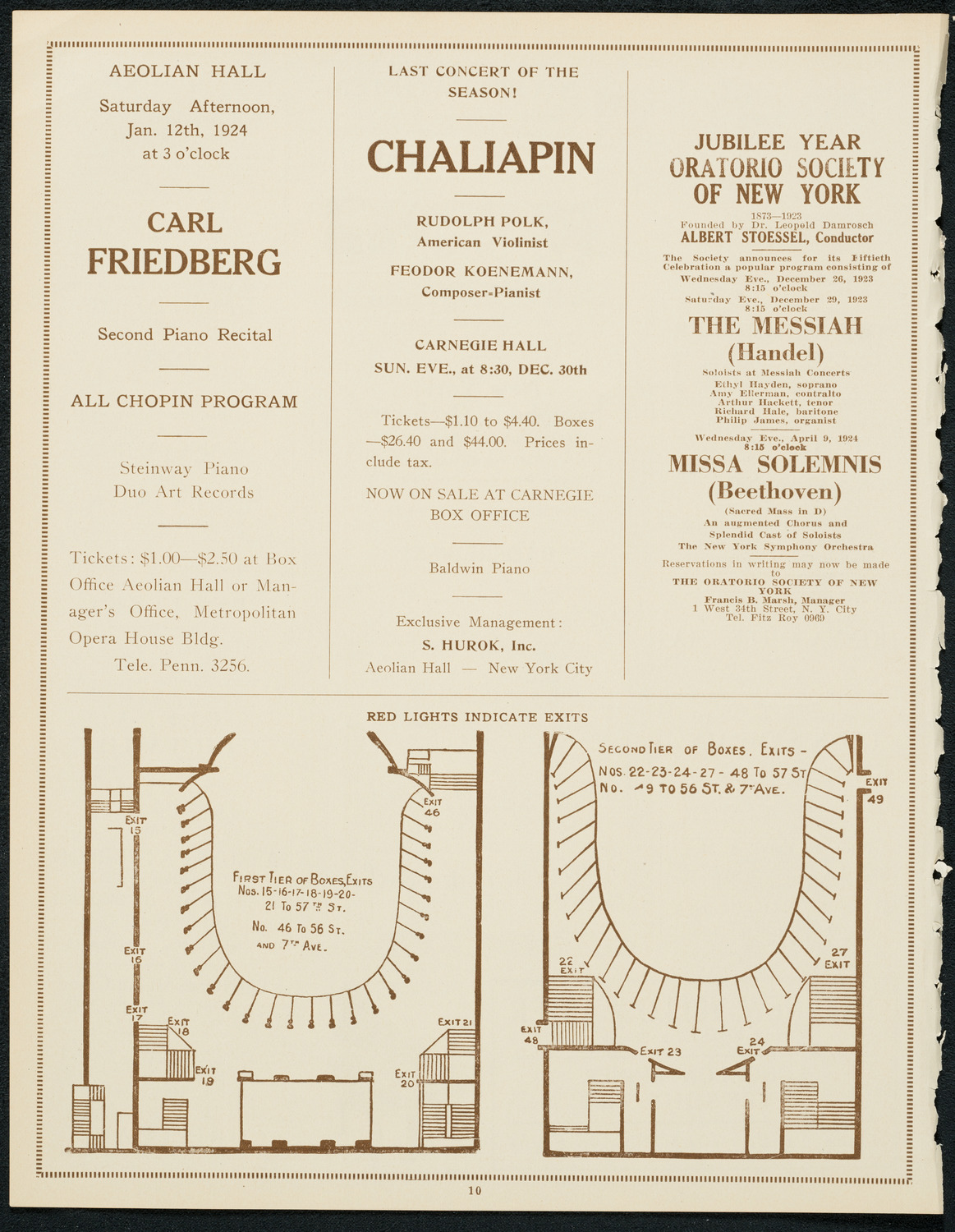 Harvard Glee Club, December 22, 1923, program page 10