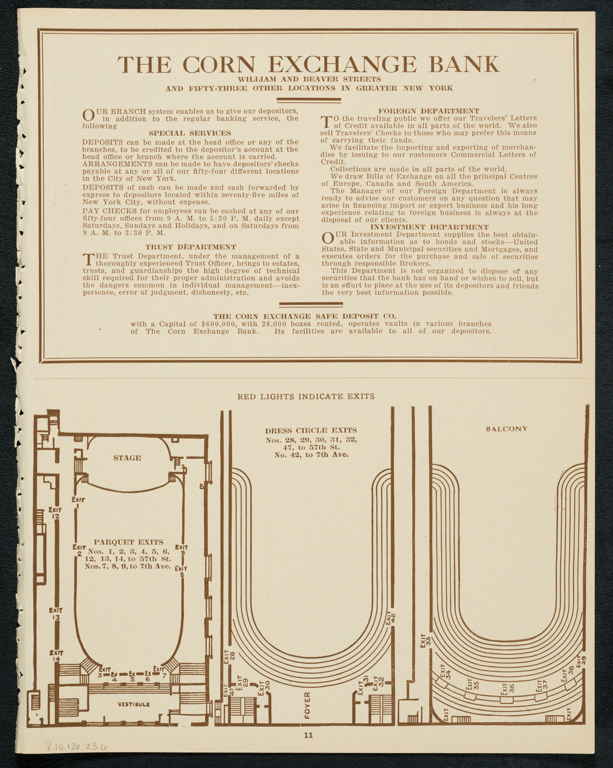 Concert and Address in Honor of Christopher Columbus, October 12, 1923, program page 11