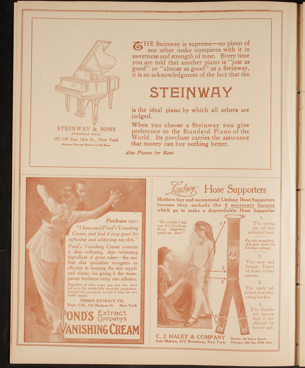 Fritz Kreisler, Violin, December 12, 1914, program page 4