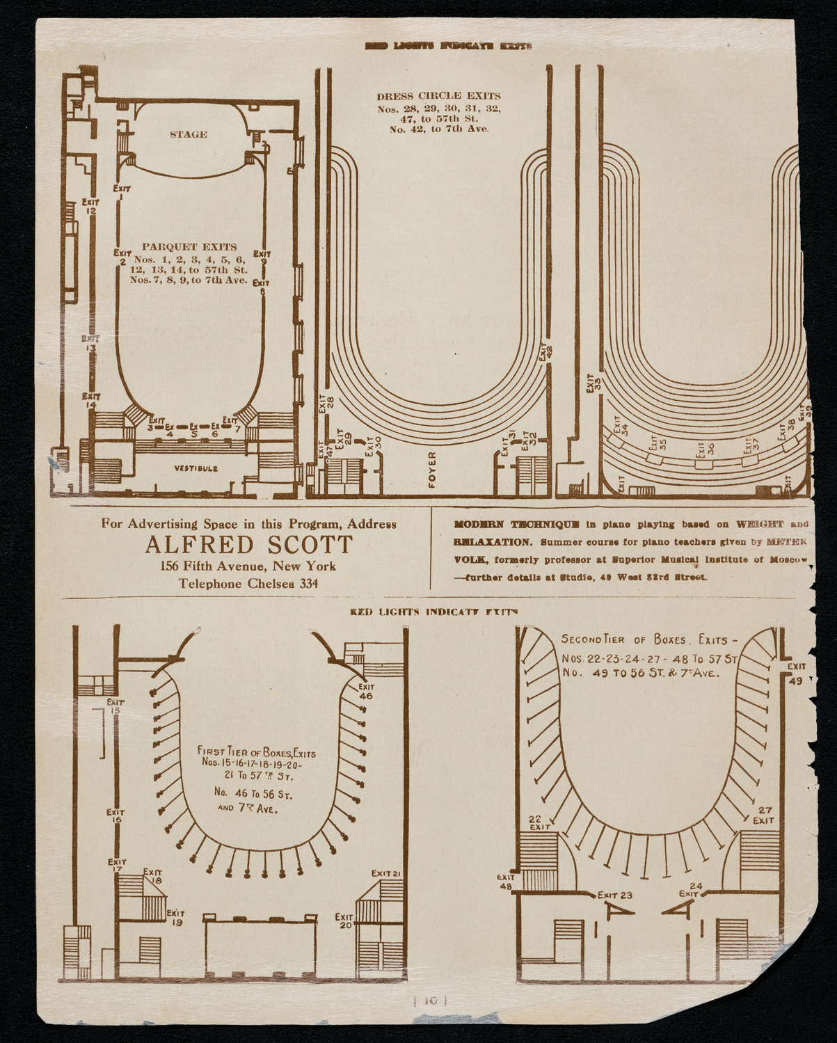 Rudolph Bochco, Violin, October 2, 1920, program page 10