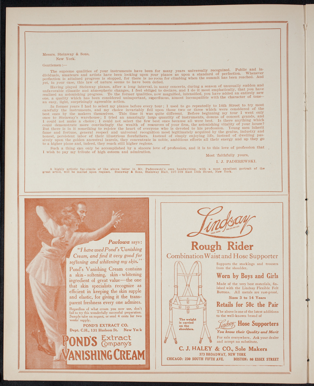 Lecture by Dr. Carl C. Young, March 16, 1915, program page 4