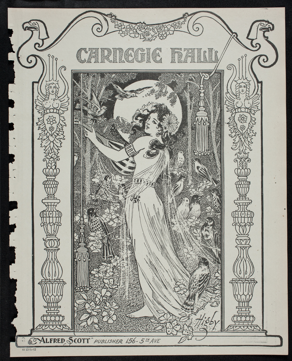 Boston Symphony Orchestra, December 5, 1912, program page 1