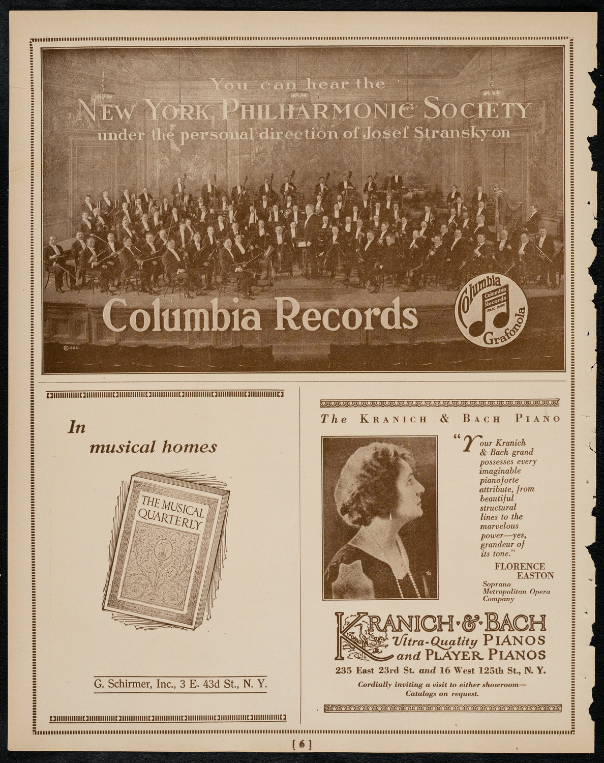 Reinald Werrenrath, Baritone, April 2, 1922, program page 6