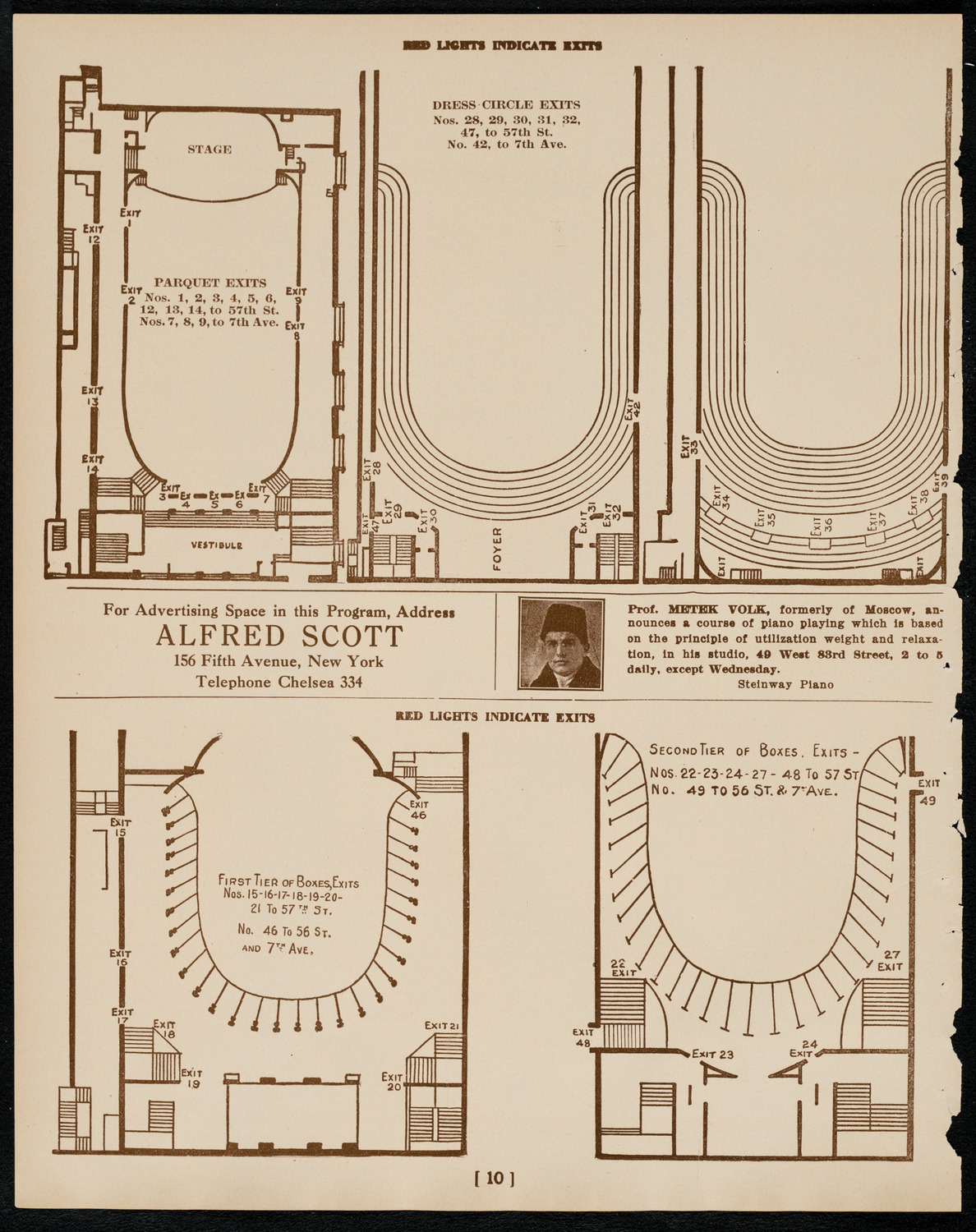 New York Philharmonic, February 10, 1922, program page 10