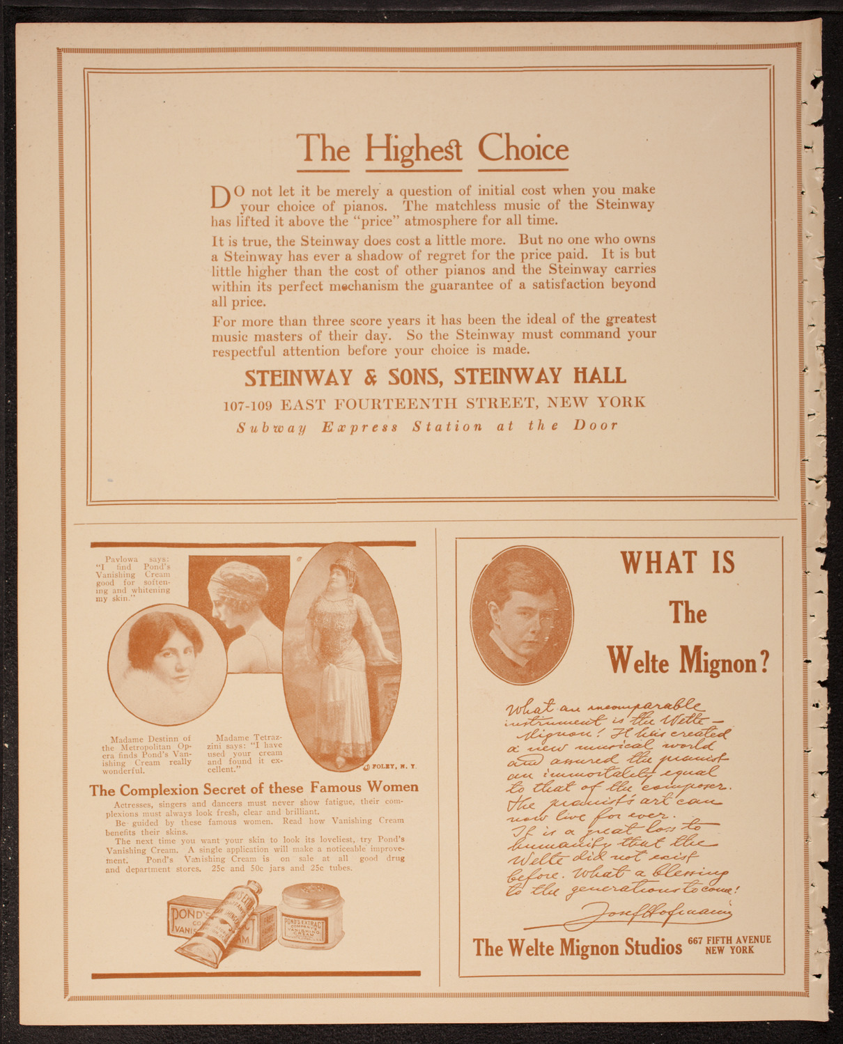 Lecture by Sir Ernest Shackleton, April 29, 1917, program page 4