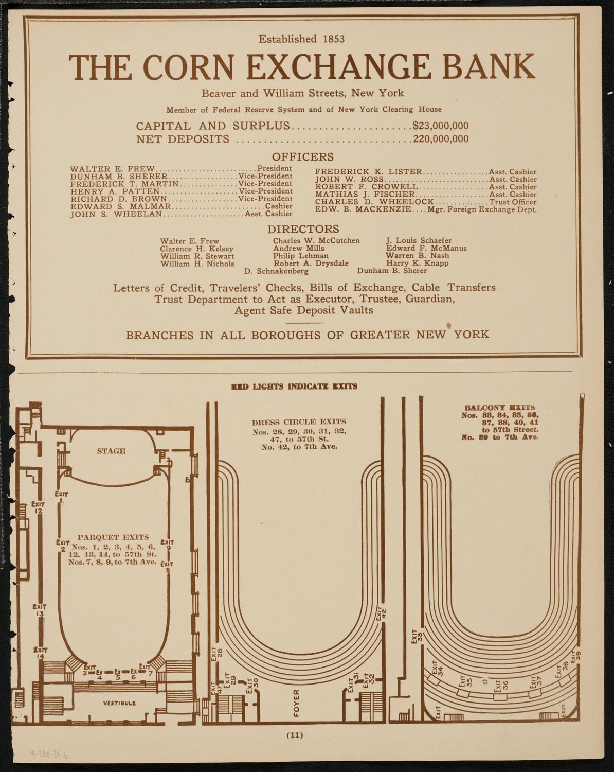 Gala Concert Celebrating the 80th Birthday of Leopold Auer, April 28, 1925, program page 11