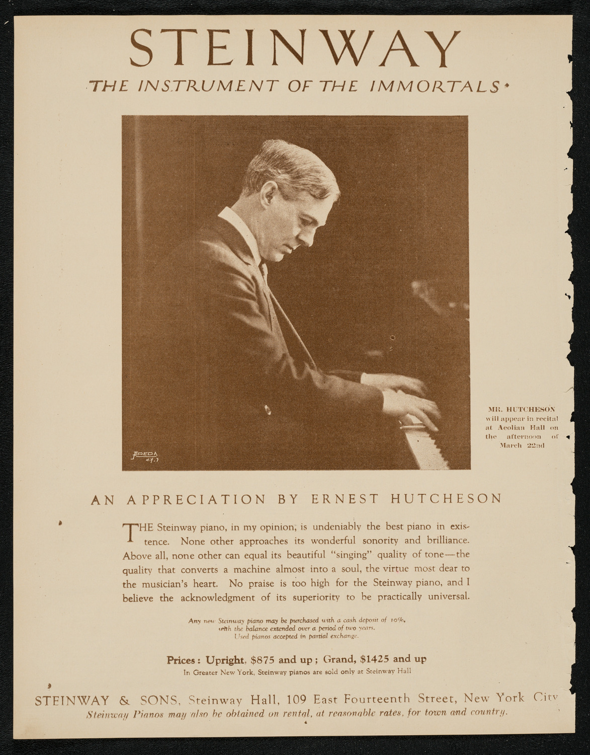 Music and Art Lovers' Club, March 12, 1924, program page 4
