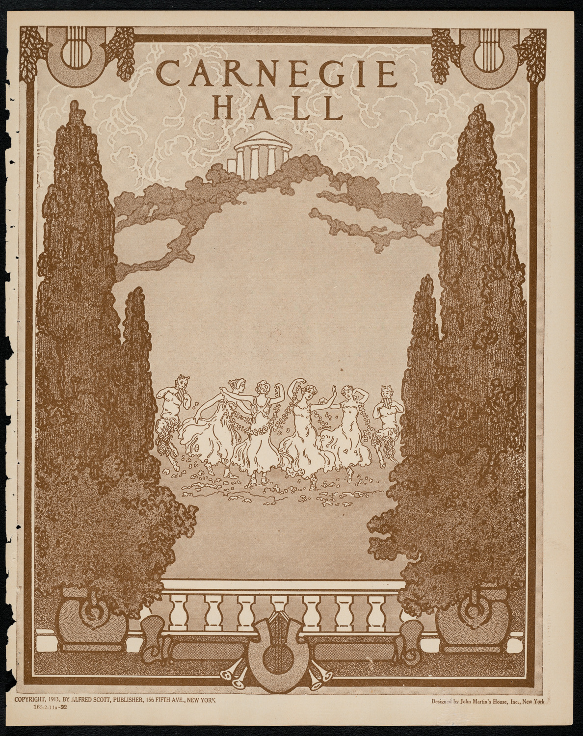 Josef Hofmann, Piano, February 11, 1922, program page 1