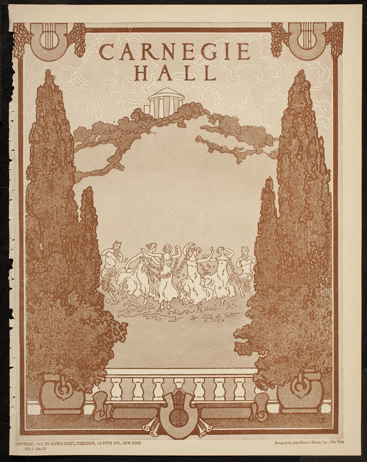 New York Philharmonic, March 26, 1920, program page 1