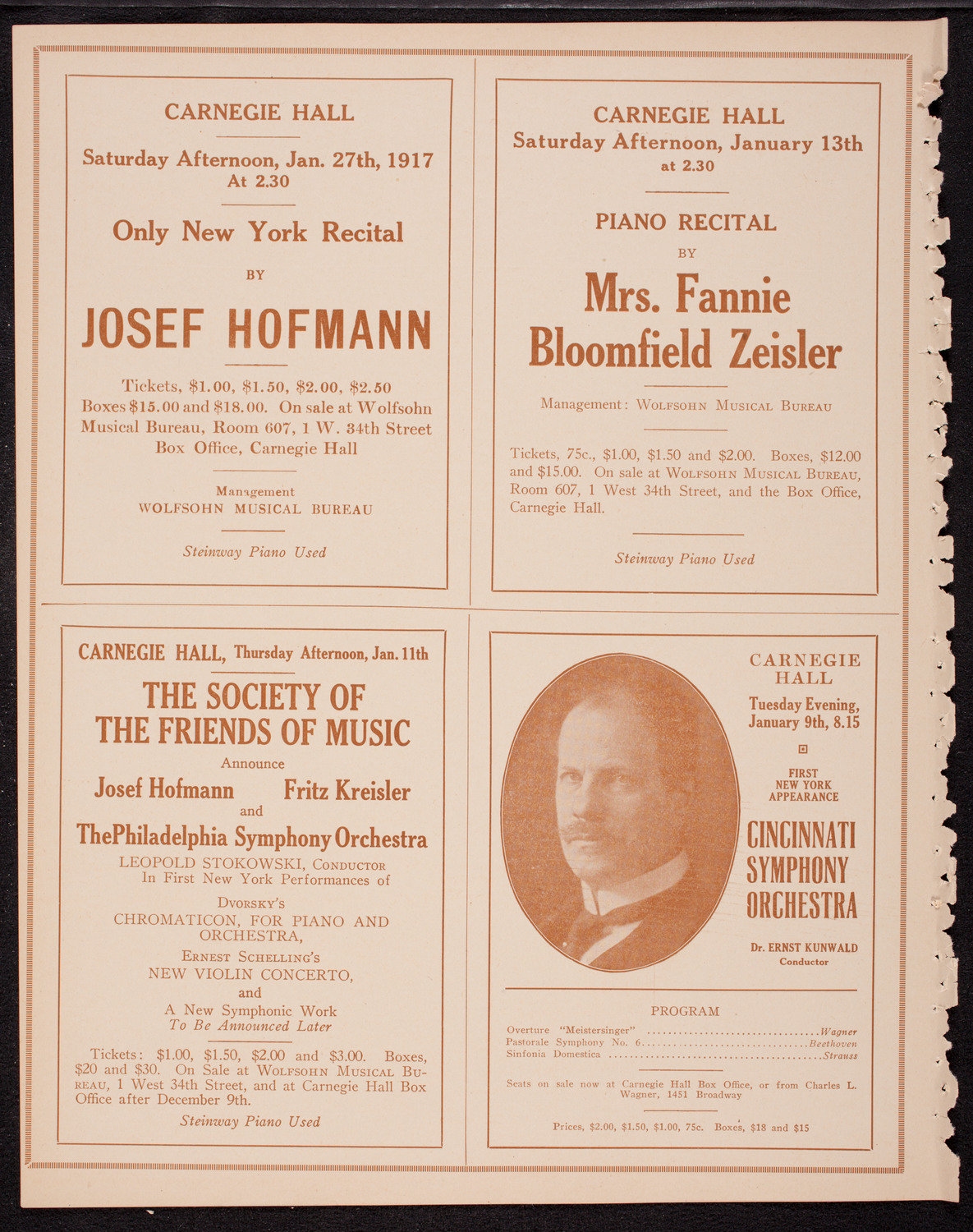 Benefit: Spanish Benevolent Society, December 30, 1916, program page 10