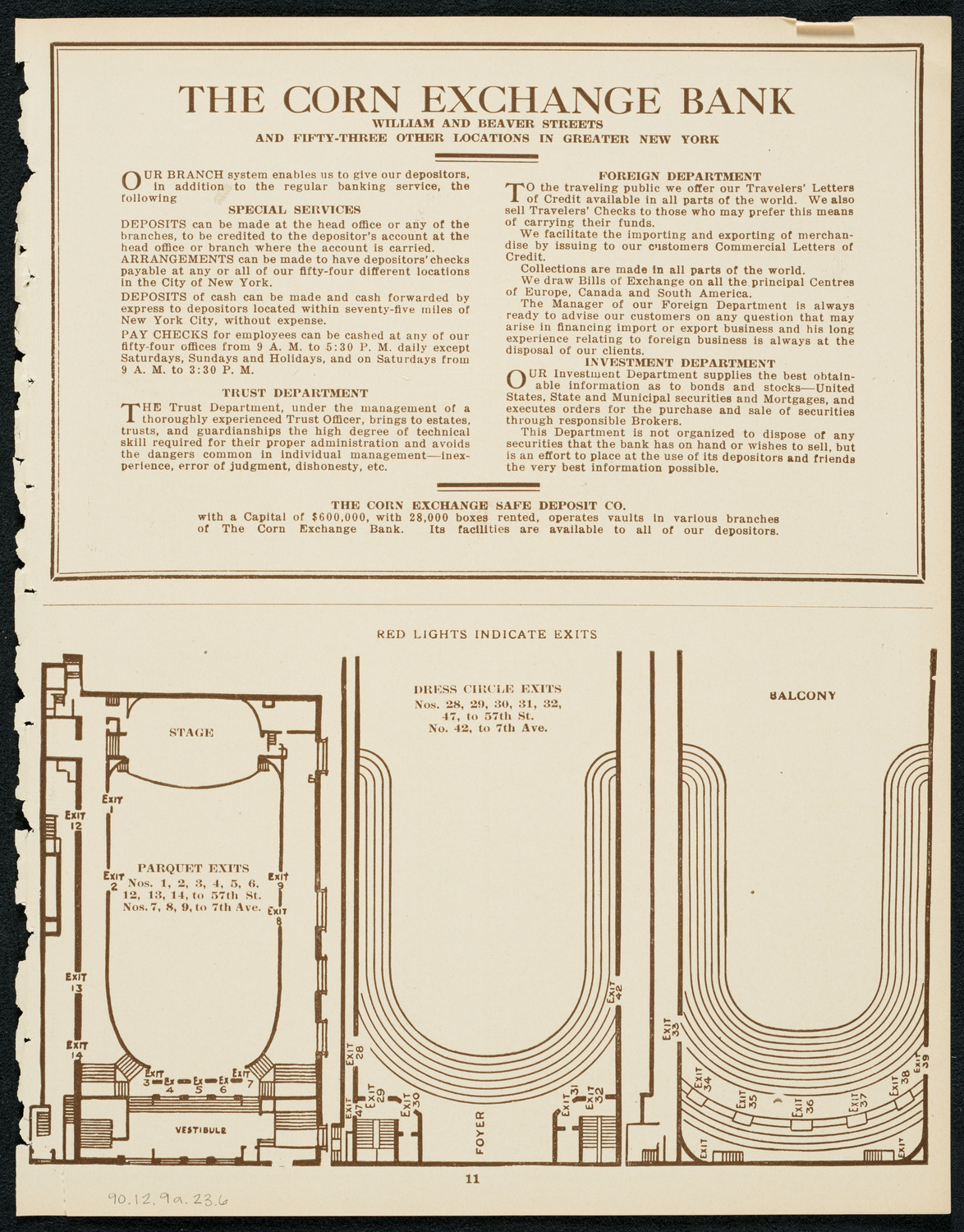 New York Philharmonic, December 9, 1923, program page 11