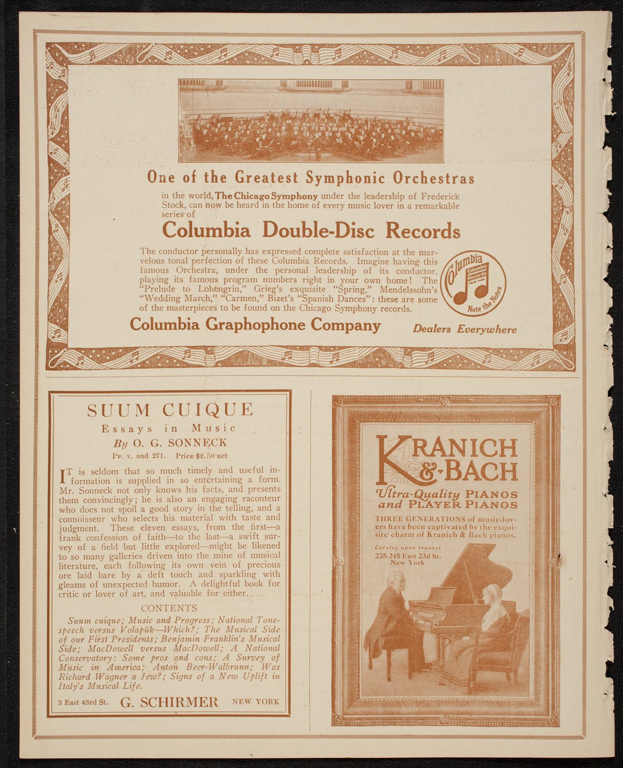 New York Philharmonic, January 12, 1917, program page 6