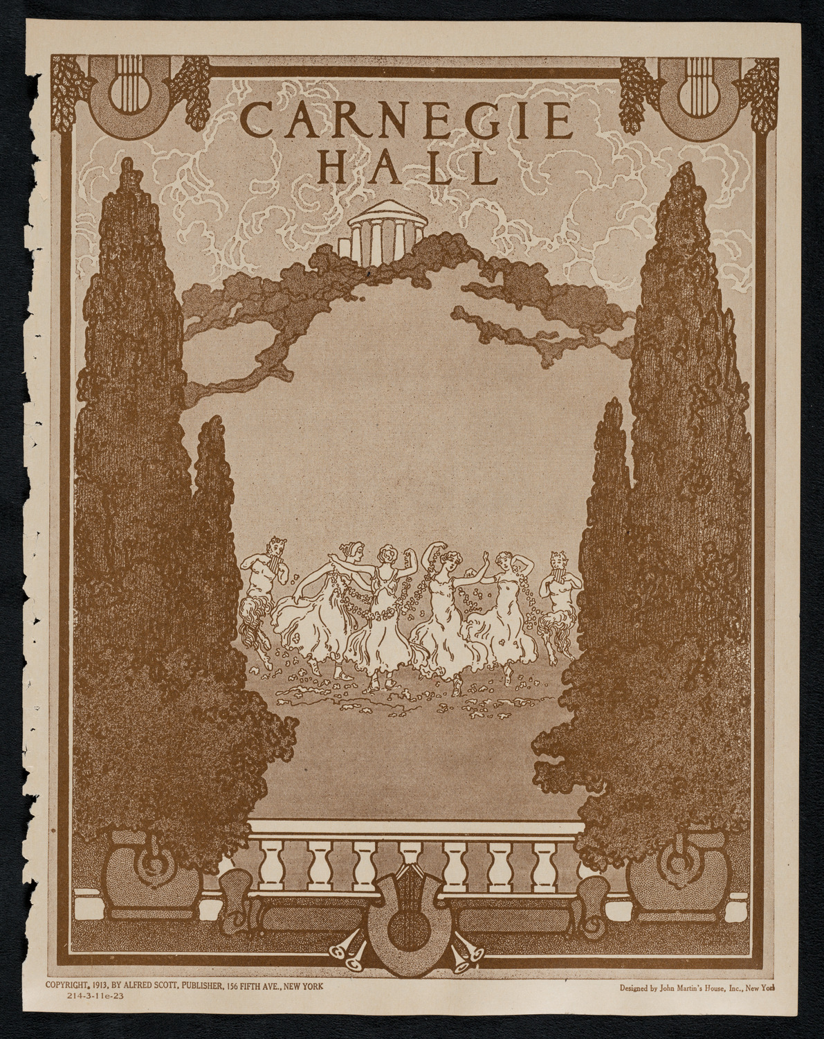 United Singers of New York, March 11, 1923, program page 1