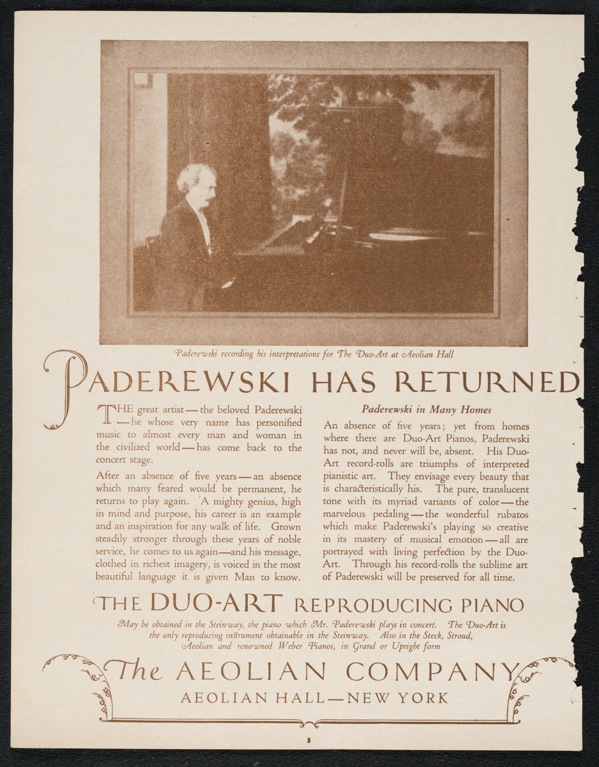 Oratorio Society of New York, November 22, 1922, program page 2