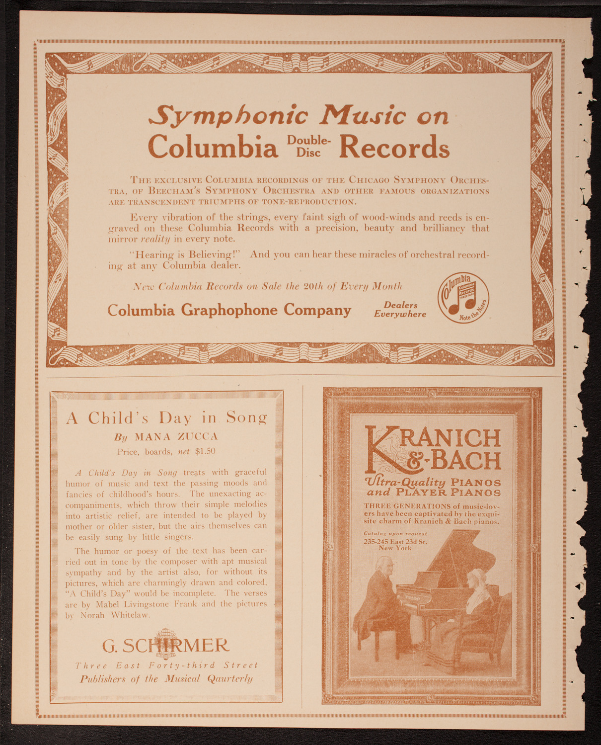 Boston Symphony Orchestra, March 15, 1917, program page 6