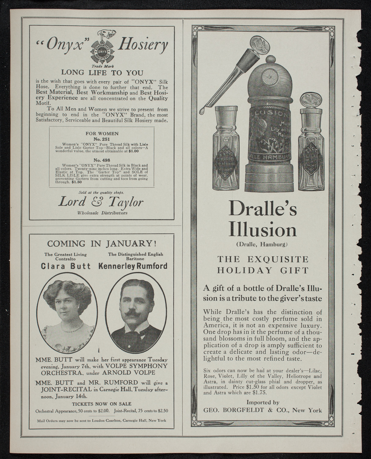 New York Philharmonic, December 19, 1912, program page 8