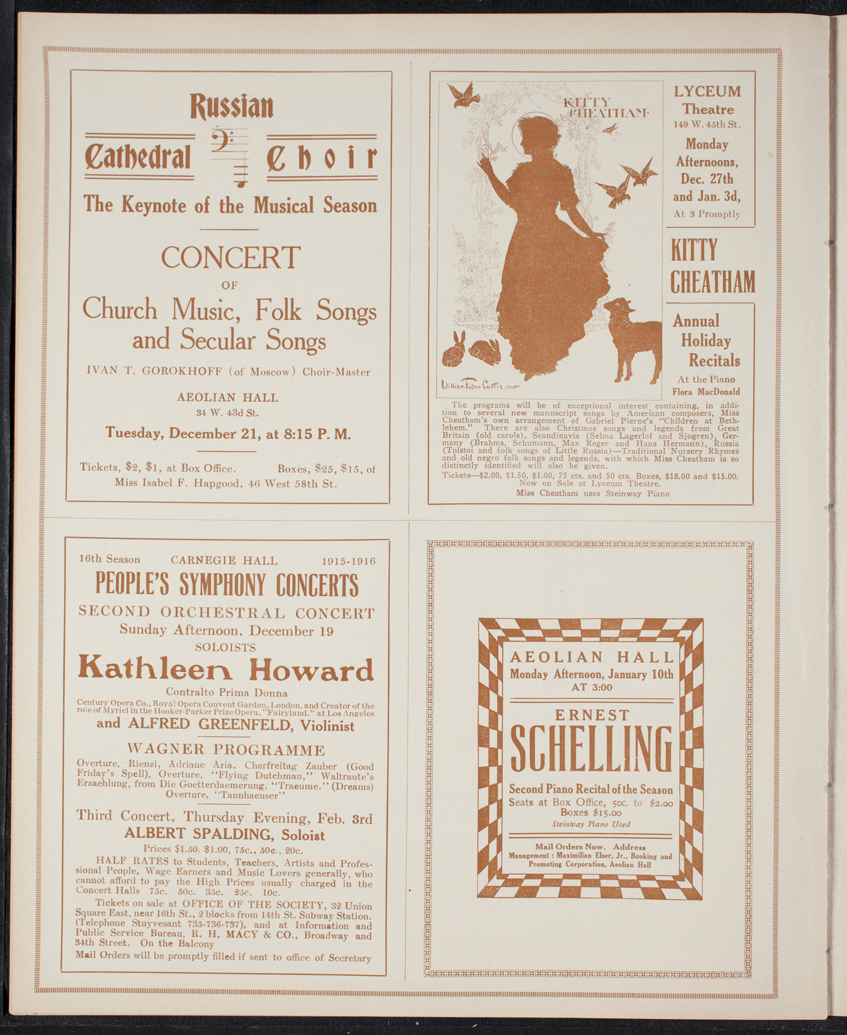Symphony Concert for Young People, December 18, 1915, program page 10