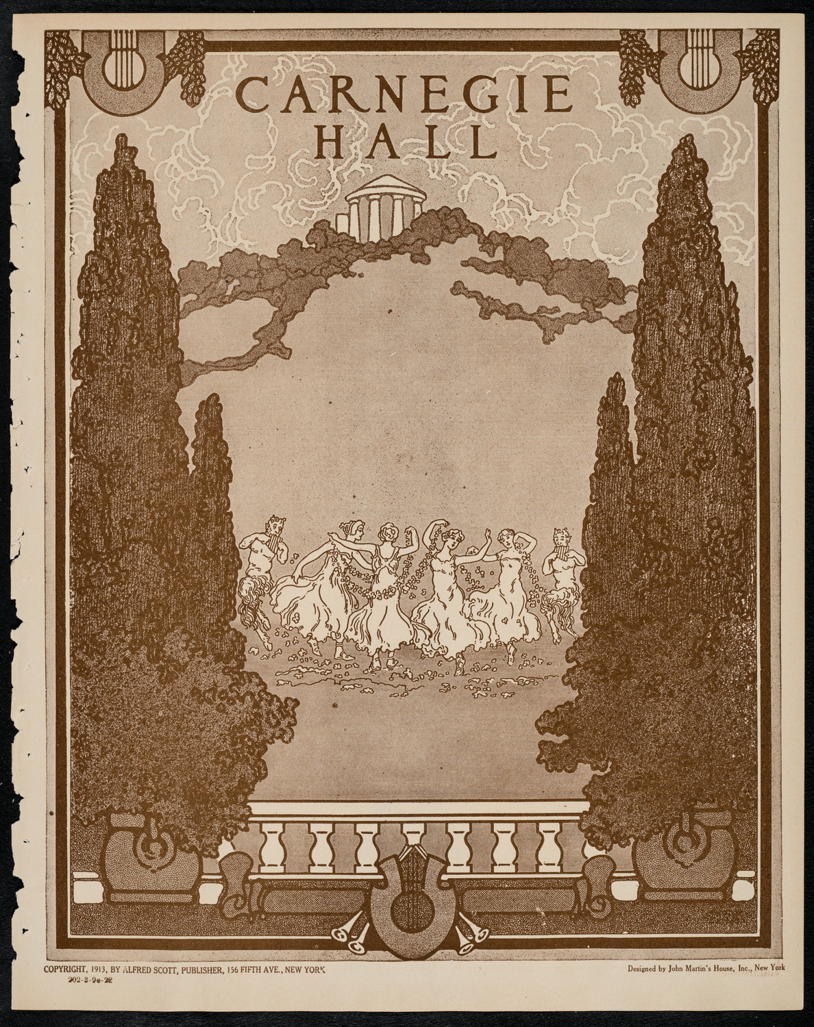 New York Philharmonic, March 9, 1922, program page 1