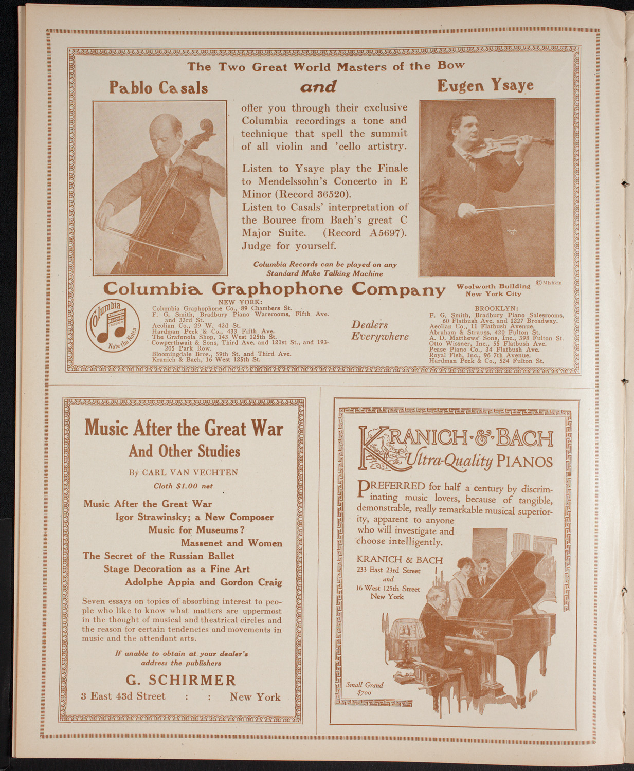 Boston Symphony Orchestra, January 6, 1916, program page 6