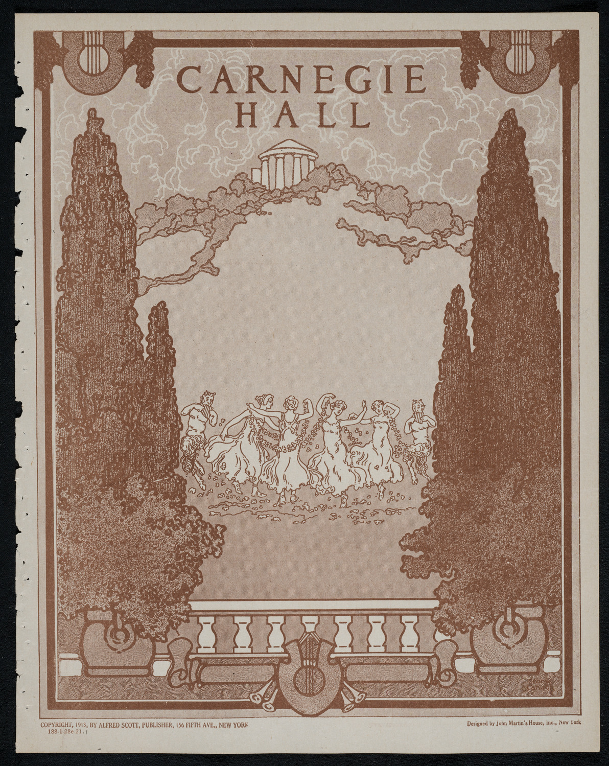 New York Symphony Orchestra, January 28, 1921, program page 1