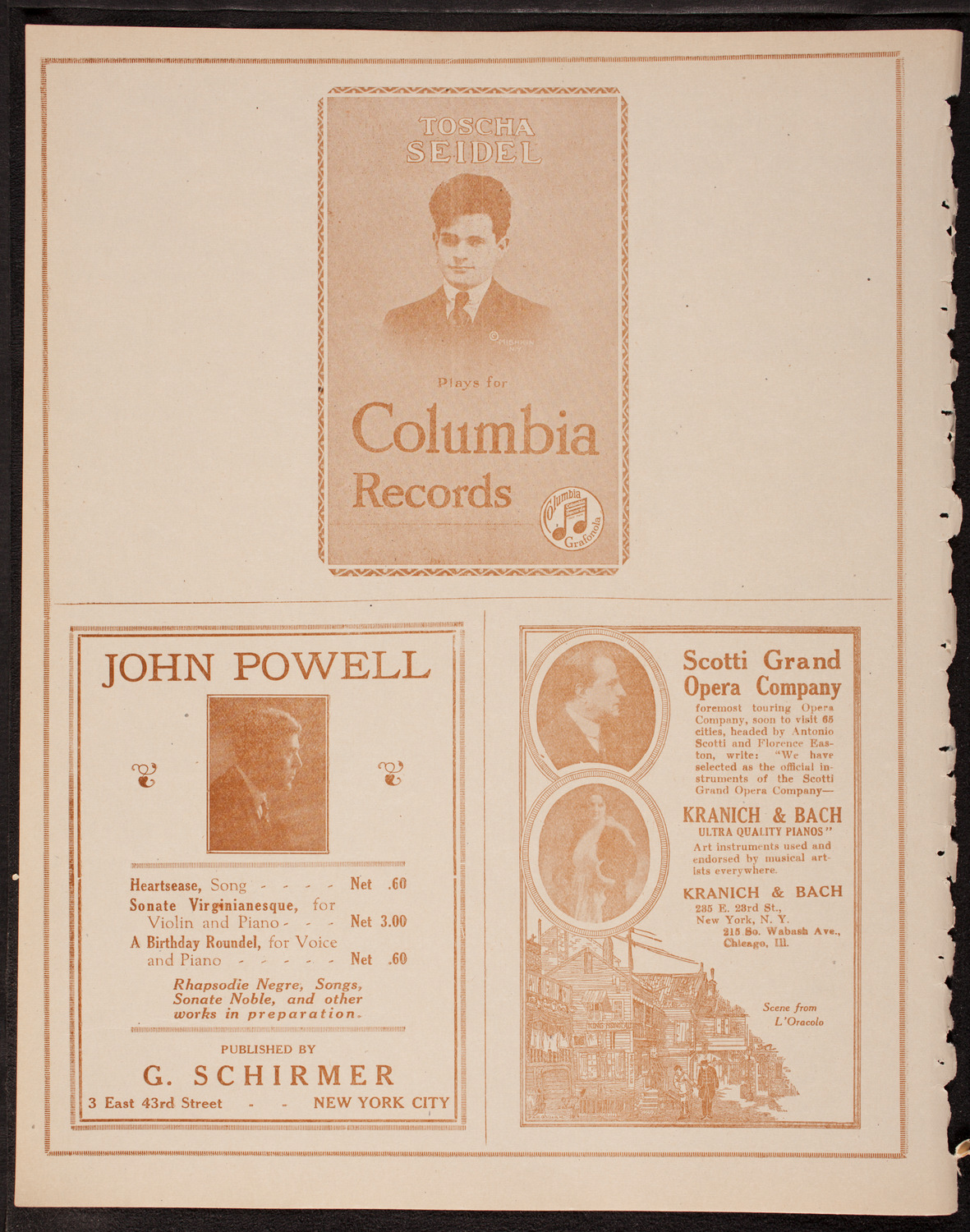 Rosalie Miller, Soprano, November 18, 1919, program page 6