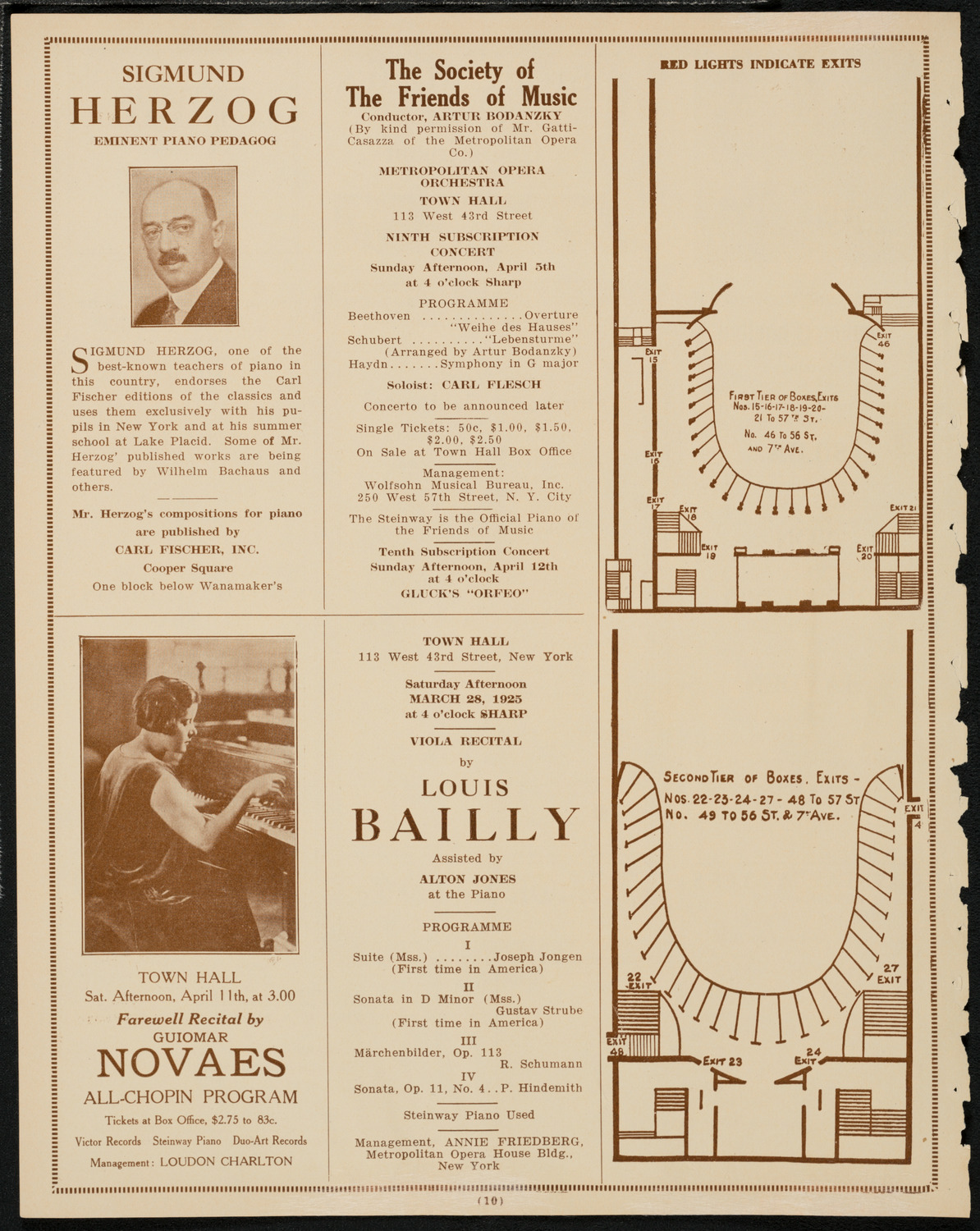 Tuskegee-Hampton Benefit Concert: Songs and Scenes from Dixie, March 23, 1925, program page 10