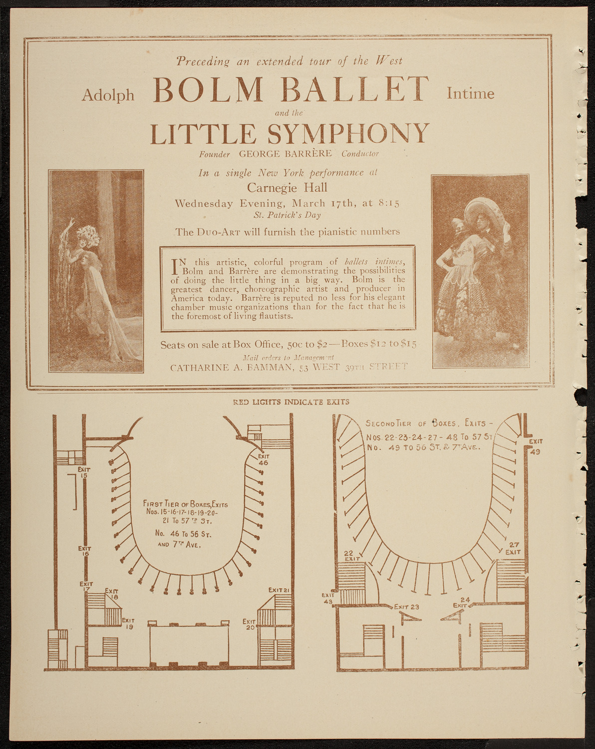 Reinald Werrenrath, Baritone, March 7, 1920, program page 10