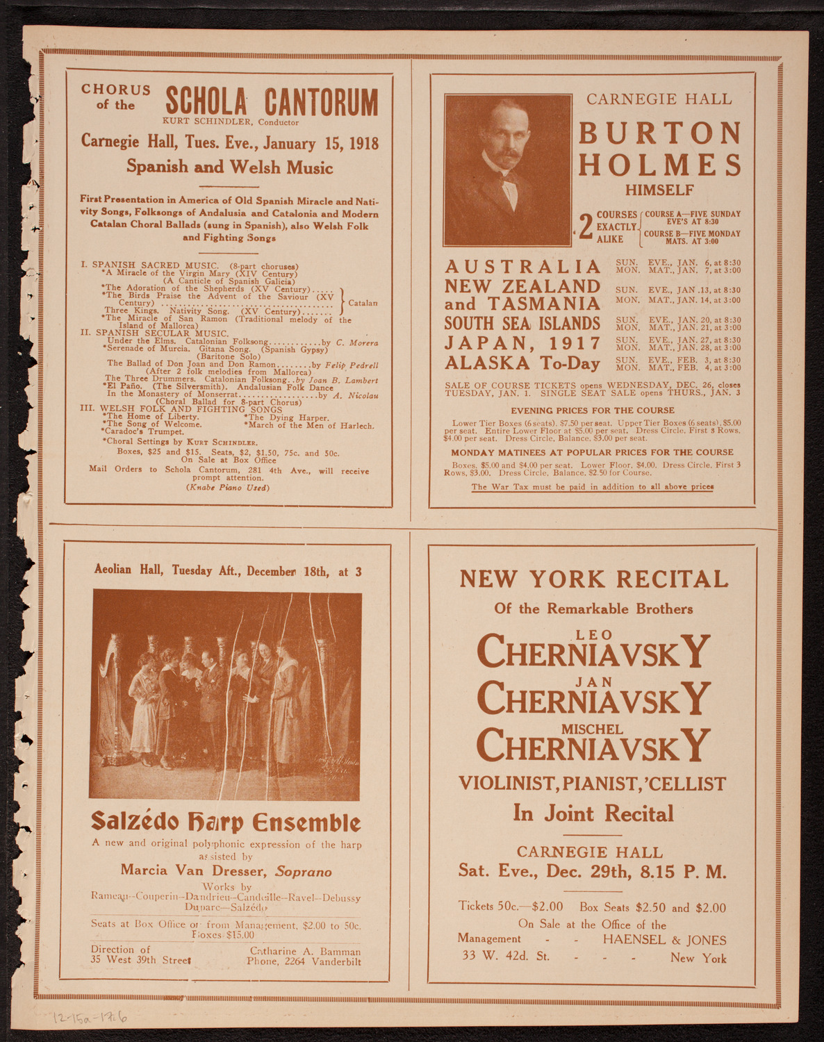 Symphony Concert for Young People, December 15, 1917, program page 11