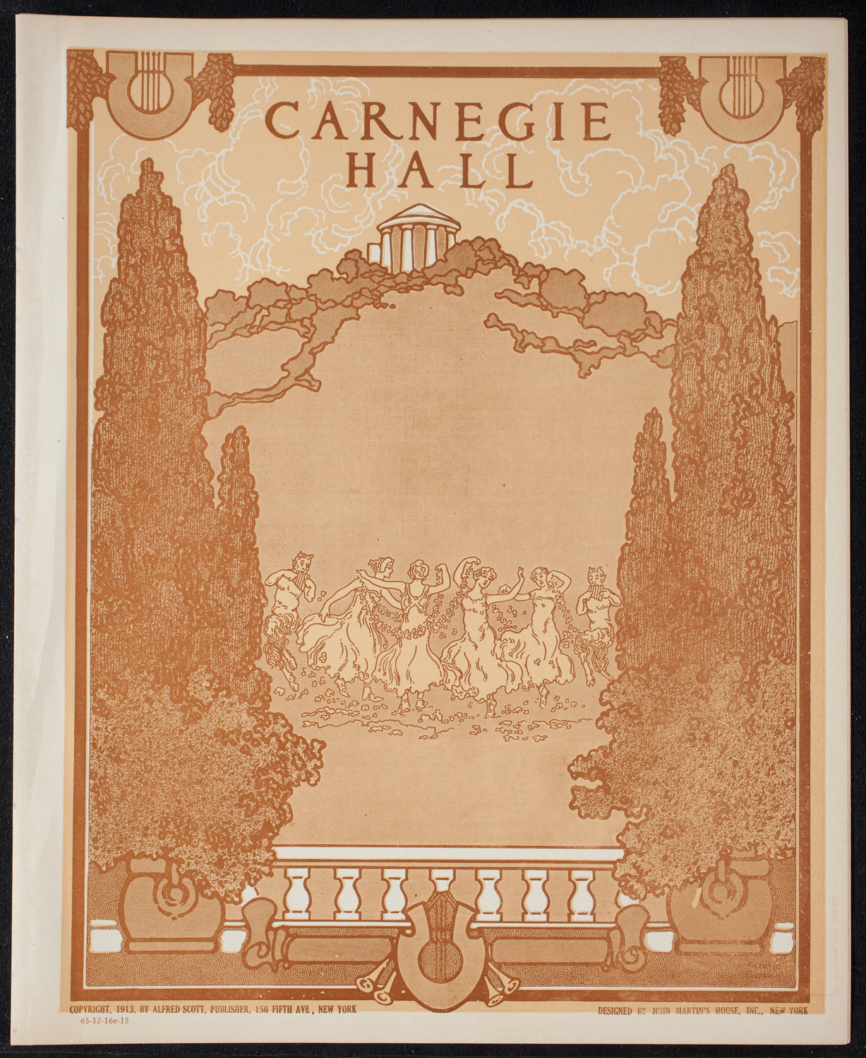 New York Philharmonic, December 16, 1915, program page 1