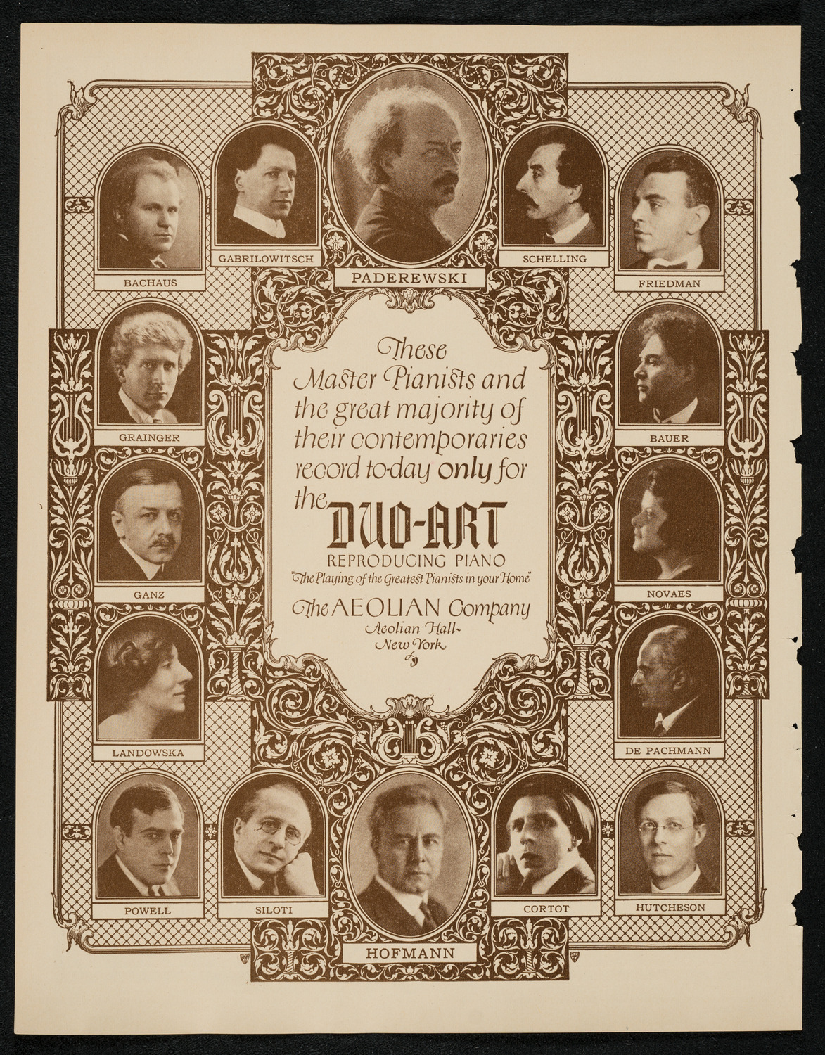 Schola Cantorum of New York, March 26, 1924, program page 2