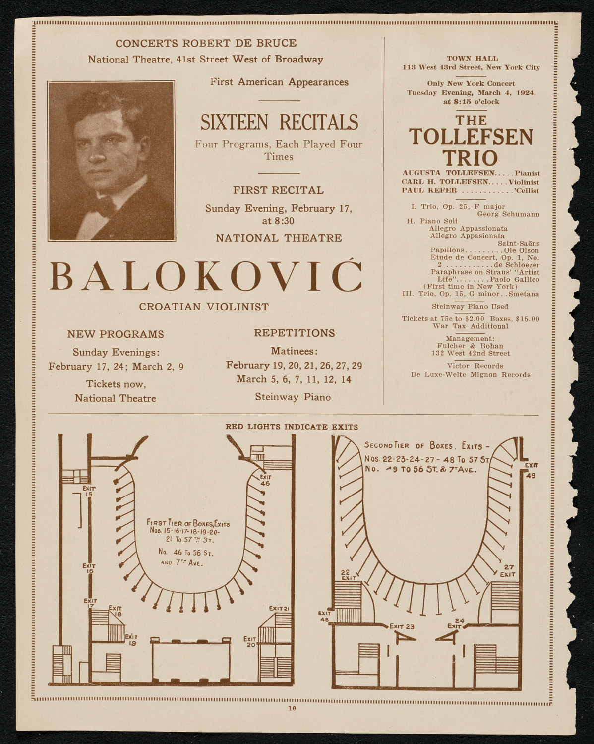 Lecture by Captain Frank Hurley, February 22, 1924, program page 10