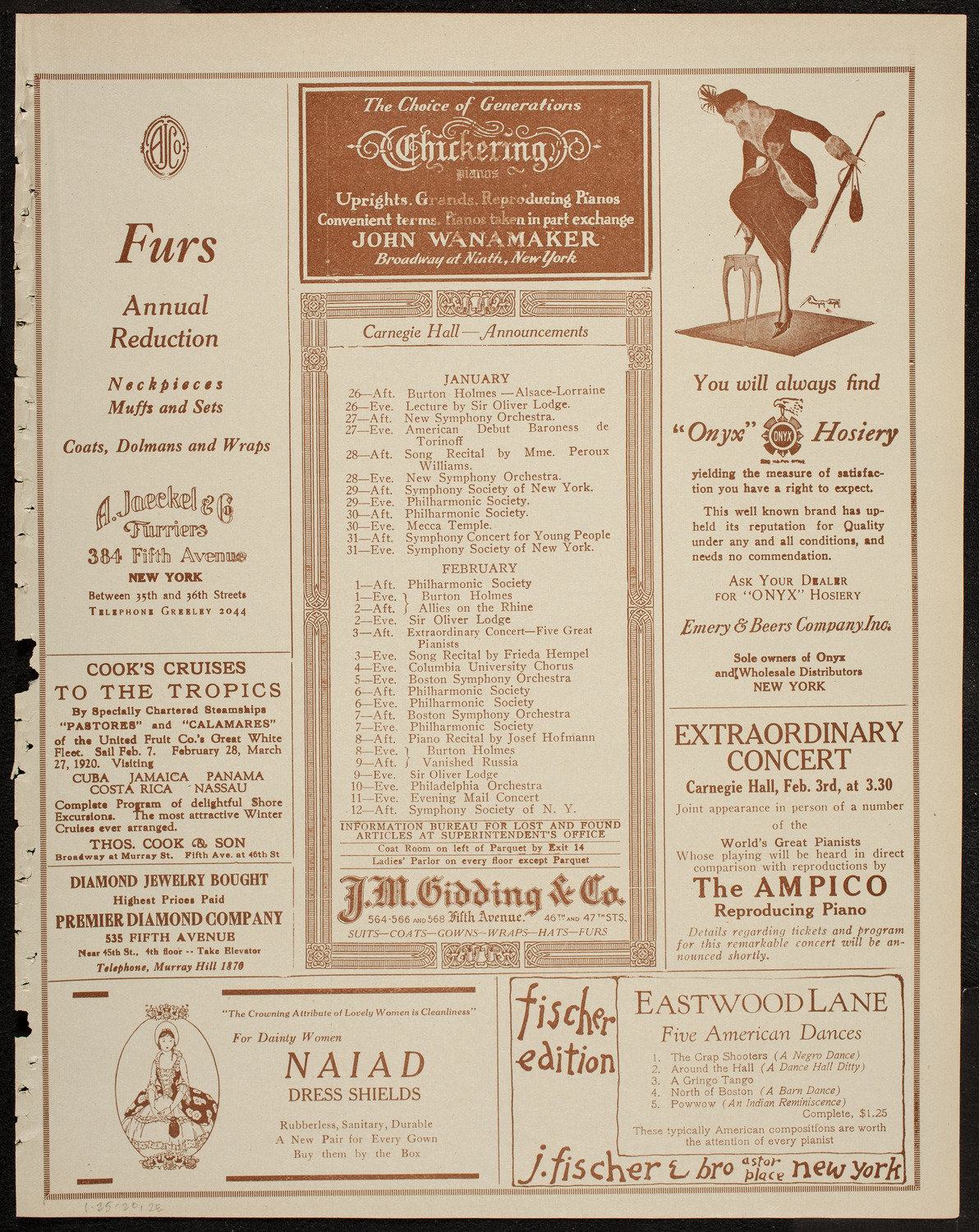 Burton Holmes Travelogue: Alsace-Lorraine, January 25, 1920, program page 3