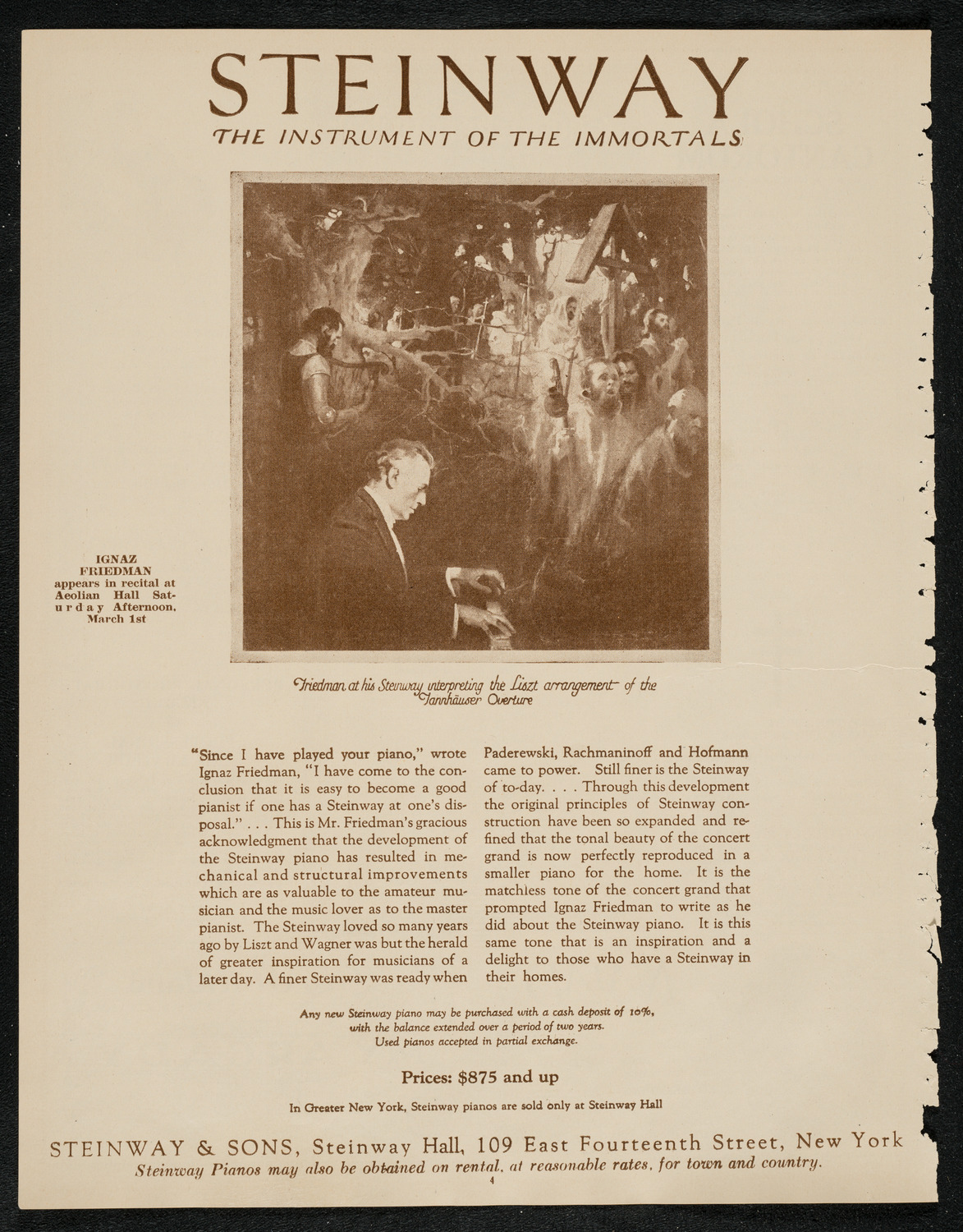 Symphony Concert for Young People, March 1, 1924, program page 4