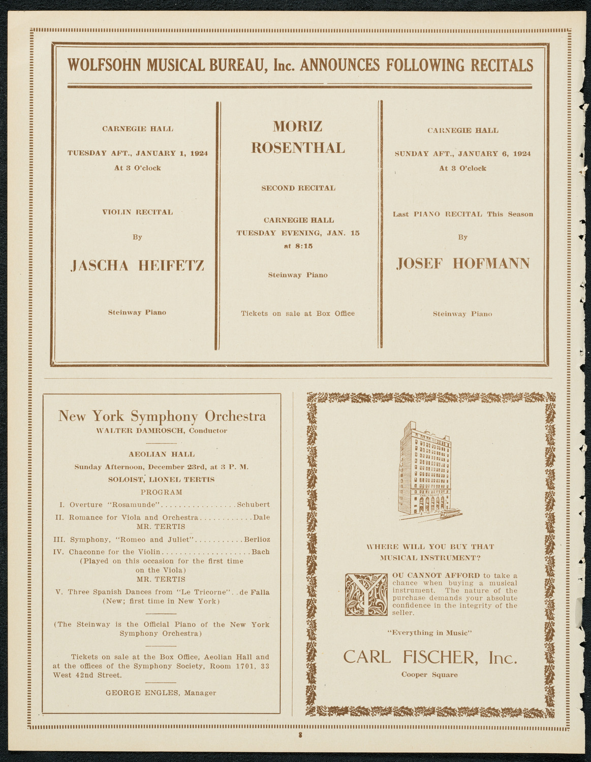 Newman Traveltalks: The Iguazu Falls, December 16, 1923, program page 8