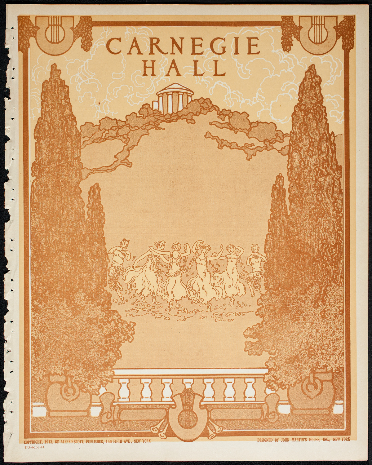 New York Banks' Glee Club, April 16, 1914, program page 1