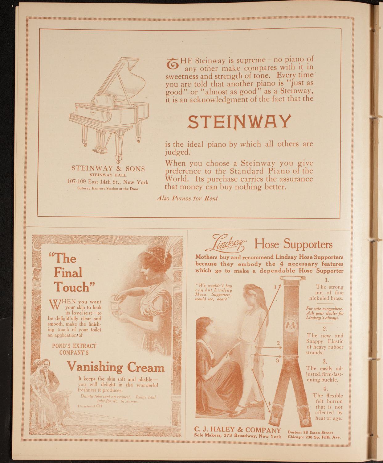Elmendorf Lecture: Around the World Through the Panama Canal, November 9, 1914, program page 4