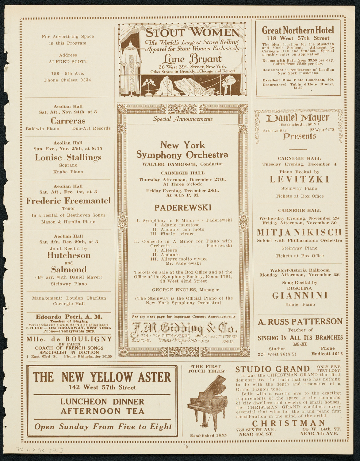 Newman Traveltalks: Argentina, November 25, 1923, program page 9