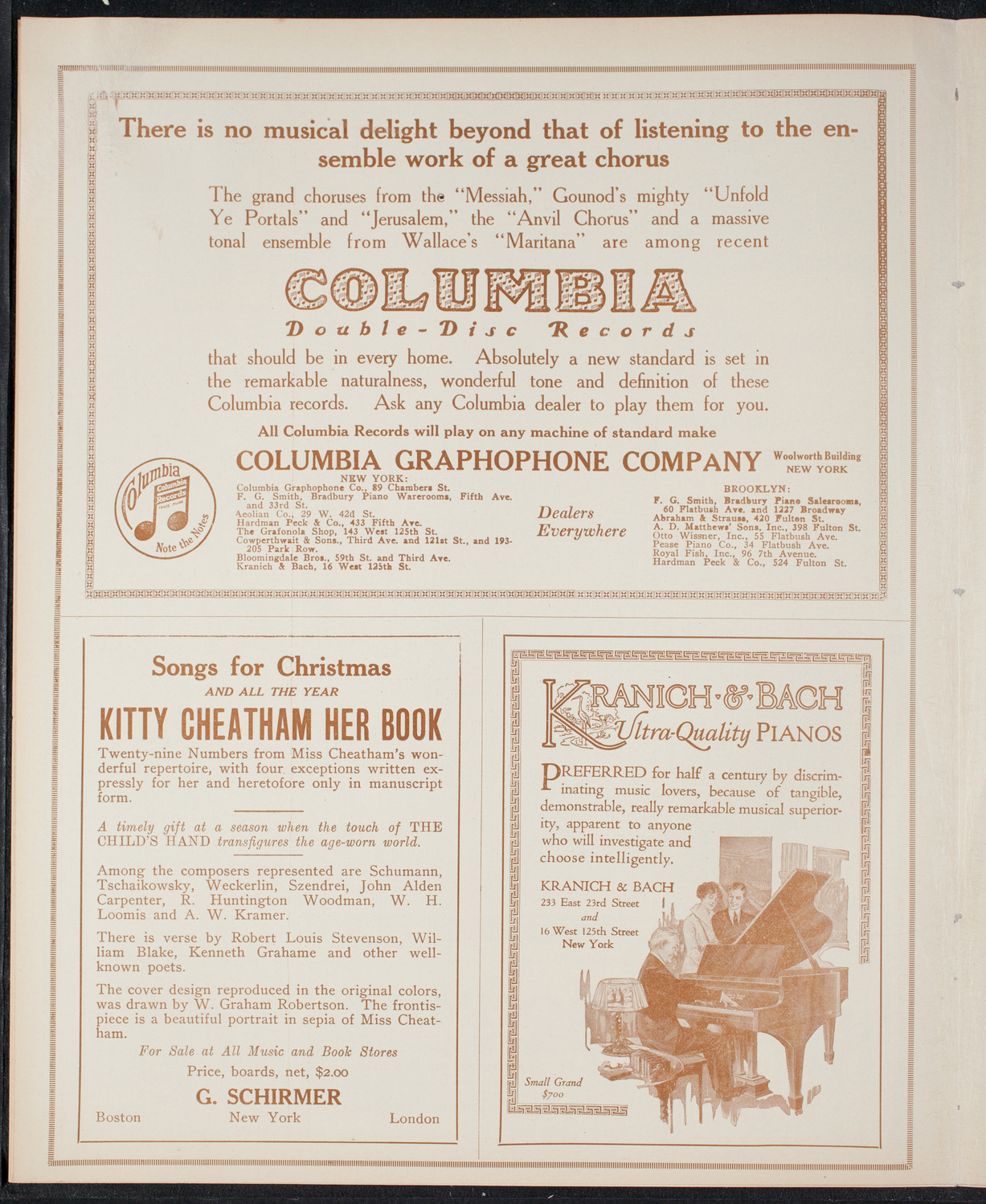 New York Banks' Glee Club, December 18, 1915, program page 6